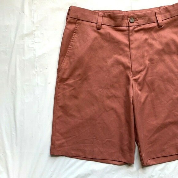 IZOD Chino Golf Shorts Mens 32‎ (33) Relaxed Flat Front Beach Summer Outdoor - Picture 4 of 12
